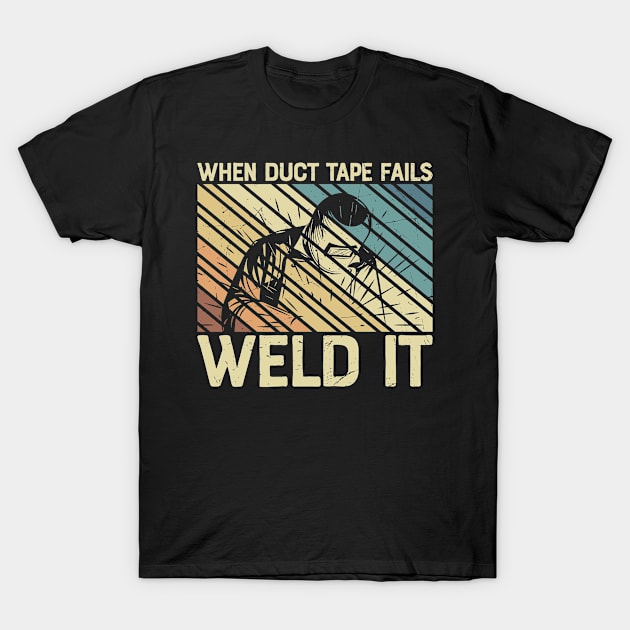 Welding specialist TIG MAG welder equipment accessories T-Shirt by schmomsen